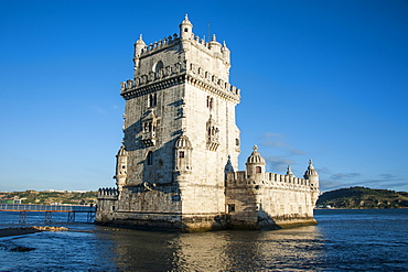 The tower of Belem, UNESCO World Heritage Site, Lisbon, Portugal, Europe