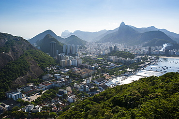 View from the Sugarloaf over Rio de Janeiro, Brazil, South America 