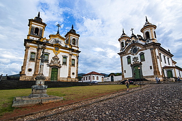 Our Lady of Carmo Church in historical Mariana, Minas Gerais, Brazil, South America 