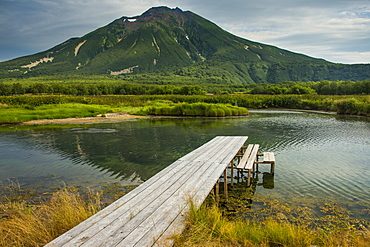 Hot river in the south of Kamchatka, Russia, Eurasia