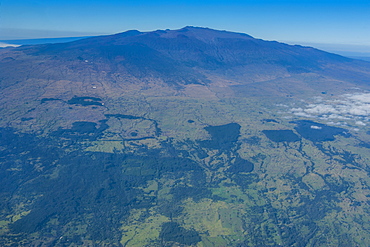 Aerial of Mauna Kea, Big Island, Hawaii, United States of America, Pacific