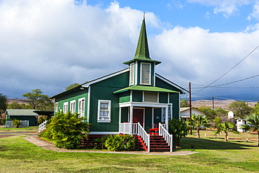 St. Sophia church in Kaunakakai, island of Molokai, Hawaii, United States of America, Pacific