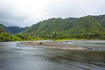 Halawa Bay on the island of Molokai, Hawaii, United States of America, Pacific