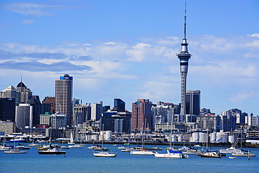 Skyline of Auckland, North Island, New Zealand, Pacific