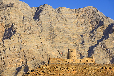 Bukha castle in Bukha, Musandam, Oman, Middle East