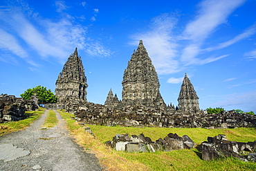 The Prambanan Temple complex, UNESCO World Heritage Site, Java, Indonesia, Southeast Asia, Asia