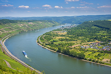 Boppard, Rhine Valley, UNESCO World Heritage Site, Rhineland-Palatinate, Germany, Europe