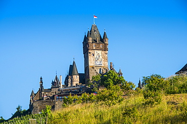 Cochem Castle, Cochem, Moselle Valley, Rhineland-Palatinate, Germany, Europe