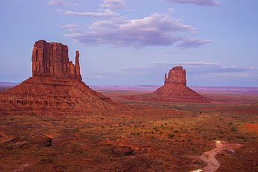 Monument Valley at night, Arizona, United States of America, North America