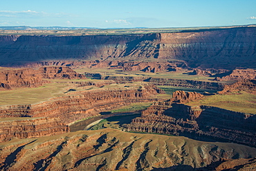 View over the canyonlands and the Colorado River from the Dead Horse State Park, Utah, United States of America, North America