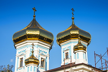 Ciuflea monastery in the center of Chisinau capital of Moldova, Eastern Europe