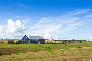 Little farm in the rolling fields of Prince Edward Island, Canada, North America 