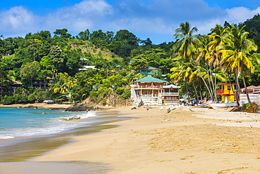 Beach of Castara,Tobago, Trinidad and Tobago, West Indies, Caribbean, Central America