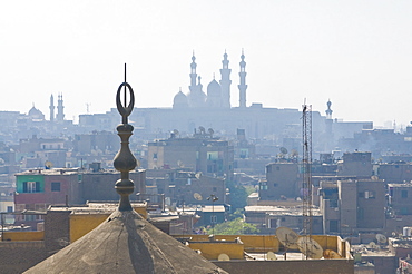 View over the roofs of the old city of Cairo, Egypt, North Africa, Africa