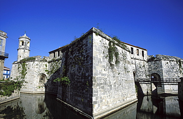 Castillo de la Real Fuerza, the oldest extant colonial fortress in the Americas, Havana, Cuba, West Indies, Central America