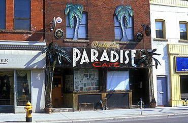 Paradise Cafe, Queen Street East, Toronto, Ontario, Canada, North America