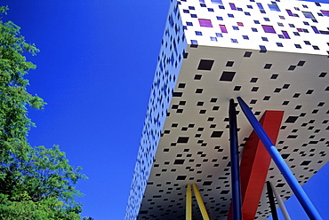 Ontario College of Art, building designed by architect Will Alsop, Toronto, Ontario, Canada, North America