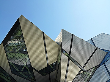 The Michael Lee-Chin Crystal, design by architect Daniel Libeskind, The Royal Ontario Museum (ROM), Toronto, Ontario, Canada, North America