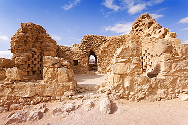 Dovecote, fortress, Masada, UNESCO World Heritage Site, Israel, Middle East