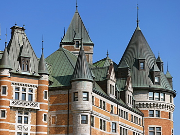 Chateau Frontenac hotel, Quebec City, Quebec, Canada, North America