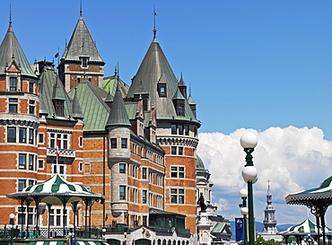 Chateau Frontenac hotel, Quebec City, Quebec, Canada, North America