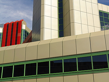 Quebec Auto Insurance office building, exterior view, Quebec City, Quebec, Canada, North America