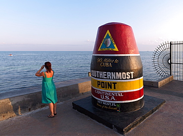 Southernmost point in the USA, Key West, Florida, United States of America, North America