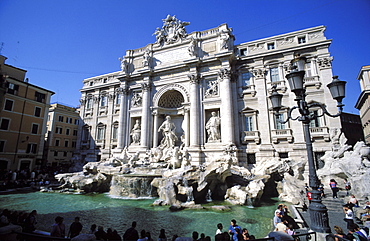 The Trevi Fountain, Rome, Lazio, Italy, Europe