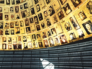 Volumes of Holocaust victims, Hall of Names, Yad Vashem, Jerusalem, Israel, Middle East