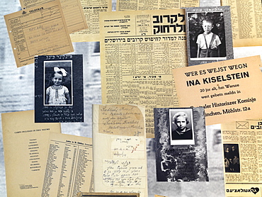 Display relating to Holocaust victims, Yad Vashem, Jerusalem, Israel, Middle East