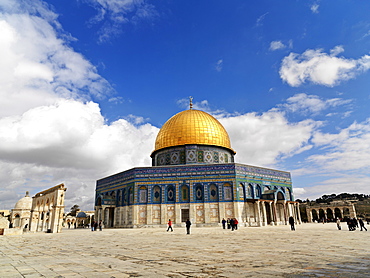 Dome of the Rock mosque, Temple Mount, Jerusalem, Israel, Middle East