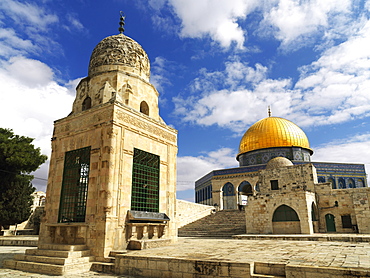 Dome of the Rock mosque, Temple Mount, Jerusalem, Israel, Middle East