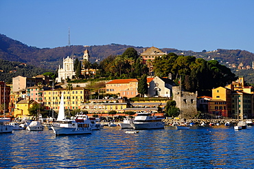 Santa Margherita Ligure harbour, Genova (Genoa), Liguria, Italy, Europe