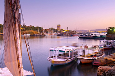 River Nile, Aswan, Upper Egypt, Egypt, North Africa, Africa