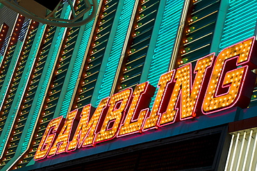 Fremont Street, Downtown Old Las Vegas, Las Vegas, Nevada, United States of America, North America