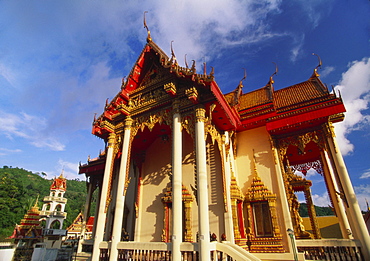 Ornate Buddhist Temple, Ao Patong, Koh Phuket, Thailand