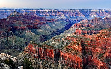 Bright Angel Point, Grand Canyon Lodge, North Rim, Grand Canyon National Park, Arizona, USA, North America