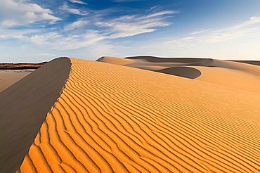 Desert landscape and White Sand Dune, Bau Ba "Vietnamese Sahara", Bao Trang, White Lake, Vietnam, Asia