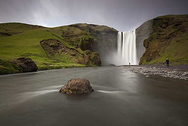 Skogafoss waterfall, Skogar, South Iceland, Iceland, Europe