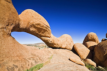 Rock Arch, natural rock arche, Spitzkoppe mountain, Namibia, Africa