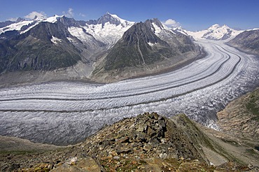 Glacier Aletsch Wallis Switzerland