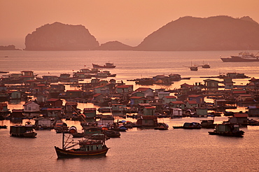 Harbour of Cat Ba, Halong Bay, Vietnam, Southeast Asia