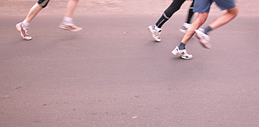 People jogging