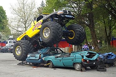 Monster Truck Show, Bergisch Gladbach-Refrath, North Rhine-Westphalia, Germany, Europe