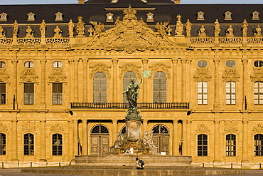 WÃ¼rzburg Residence Franconia fountain Bavaria Germany