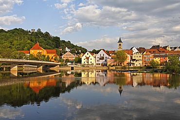 Burglengenfeld , Naab river , Upper Palatinate Bavaria Germany