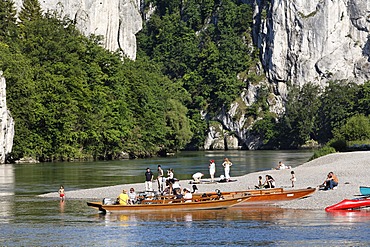 Donaudurchbruch , Danube river in Weltenburg , Lower Bavaria Germany