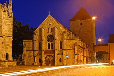 Former Cathedral Parish church St Ulrich, Diocese museum, Regensburg, Upper Palatinate, Bavaria, Germany