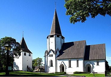 Medieval fortified church, Fleringe, Gotland, Sweden