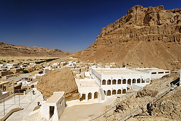 Grave site of the prophet Hud, pilgrimage site of Gabr Hud, Qabr Hud, Wadi Hadramaut, Yemen